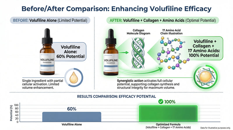 4. The synergy you're missing (Volufiline + collagen + amino acids)